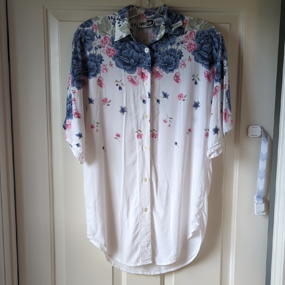 Krazy Kat Floral Blouse
